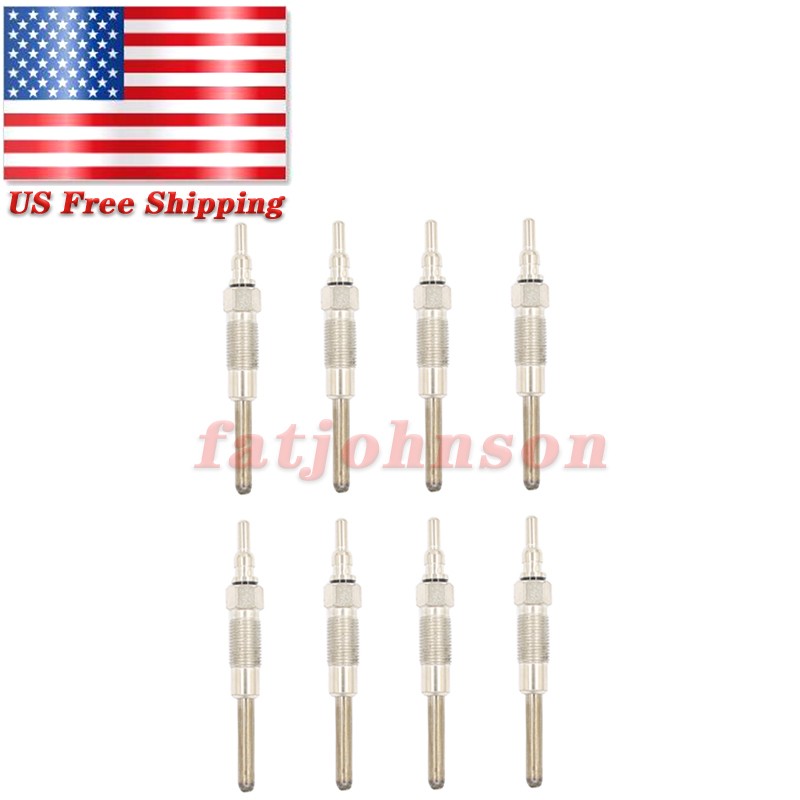 8X ZD09 F2TZ12A342A Diesel Glow Plugs for 1987-1994 Ford F250 F350 F59 7.3L