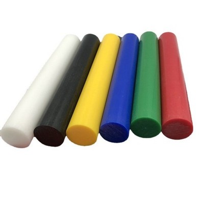 2pc Colorful POM  Rod Diameter 6-20mm Hard Plastic Bar Stick Length 500MM