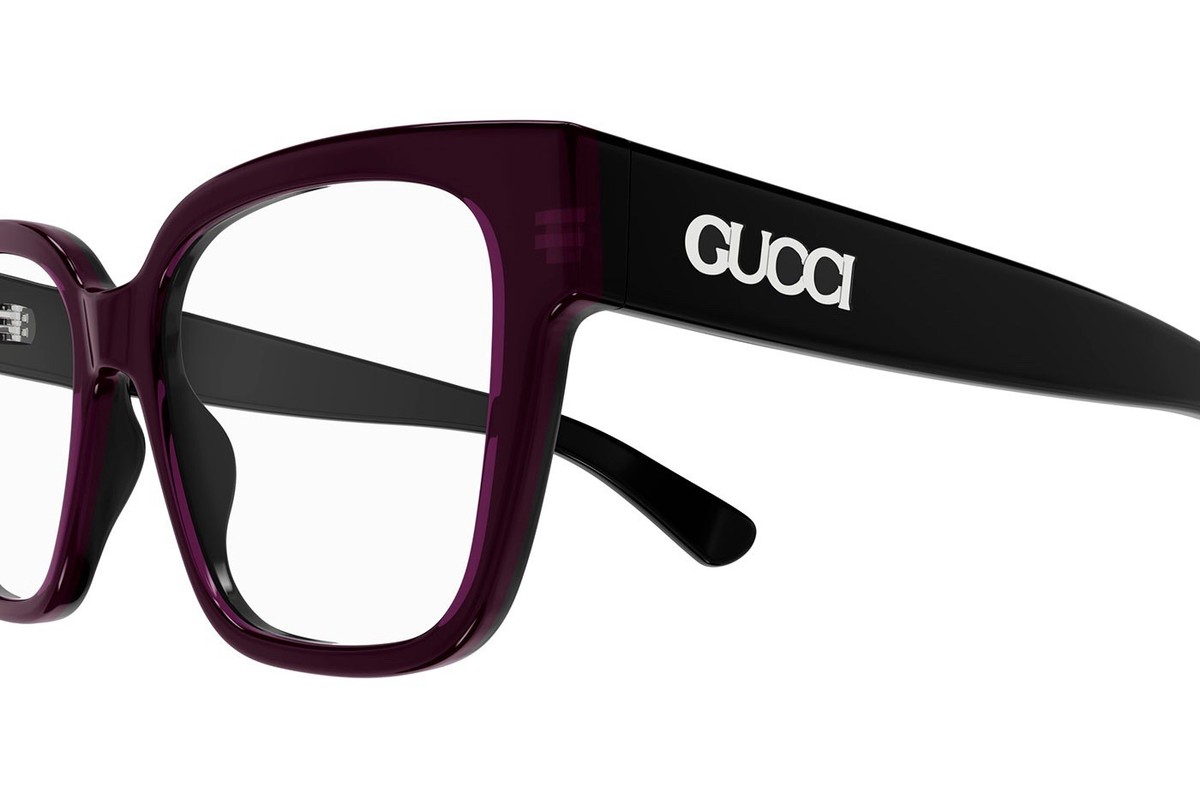 GUCCI GG1791O 007 Black Transparent 53mm Eyeglasses Rxable Frames