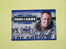 2005 PLAYOFF PRESTIGE FANS OF THE GAME - RICK REILLY - AUTO - SPORTS ILLUSTRATED