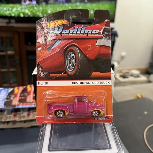 HOT WHEELS REDLINE 8/18 CUSTOM '56 FORD TRUCK BAD CARD
