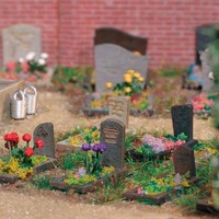 Busch Friedhof-Set Tt 8924