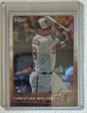 2015 Topps Chrome #192 Christian Walker Rookie Card