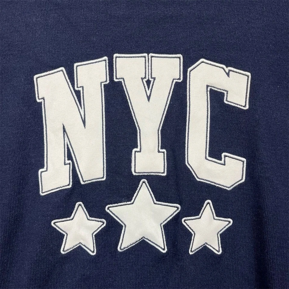 Suéter para mujer Charlotte Russe cuello en V azul M manga larga Foto 2 de 4