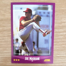 SCORE 1988 Score Joe Magrane #94 Rookie Base Set St. Louis Cardinals Card. rookie card picture