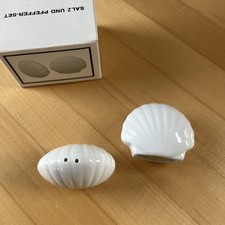 Salz und Pfefferstreuer Neu Muschel maritim 4,5 x 5,5 cm