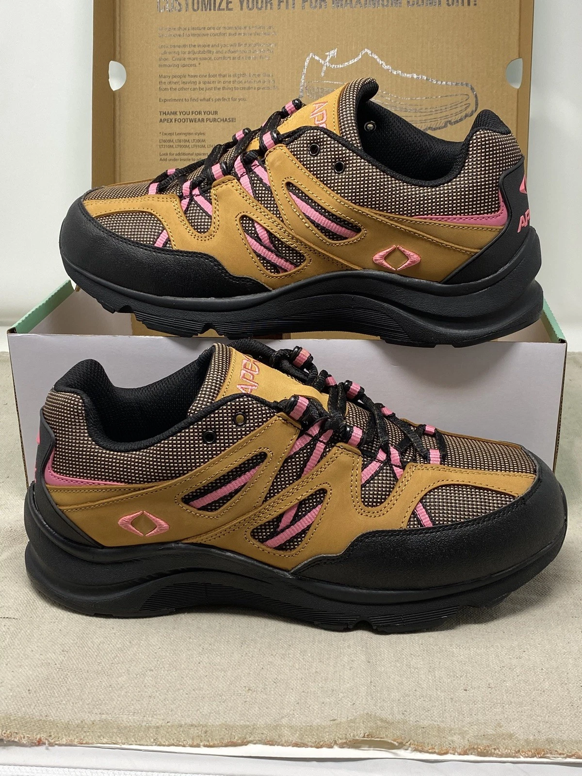 Apex V752W Women’s 11 X-Wide Trail Runner Walking Hiking Comfort Shoe Sneaker