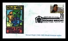 DR JIM STAMPS US COVER RICHARD WRIGHT LITERARY ARTS SERIES FIRST DAY ISSUE