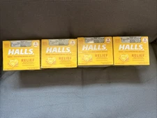 HALLS Relief Honey Lemon Cough Drops 80 Packs of 9 Drops (720 Total Drops)9/2026