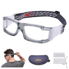 Basketball Soccer Football Goggles Anti-Fog PC Lens for Men Women - Clear