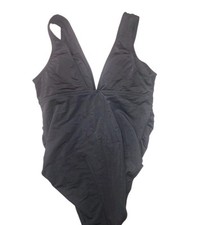 Womens Swim Suit 1pc. size XL, BLACK Slimming SWIMSUIT