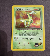 Wizards of the Coast Pokemon TCG Gym Heroes Rocket's Scyther 13/132 1st Holo on eBay