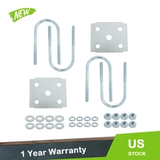 Fits 3500lb Trailer Axle 2-3/8" Round Axle 5-1/2" Long 1/2" Diameter U Bolt Kit