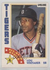 1984 O-Pee-Chee Lou Whitaker #181 0m8e
