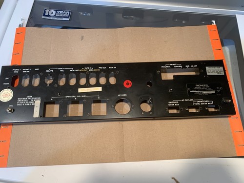 Pioneer SX-828 Vintage Stereo Receiver - Rear Panel