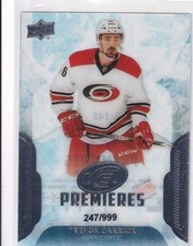 16/17 UD ICE TREVOR CARRICK PREMIERES RC SP ROOKIE /999 #142