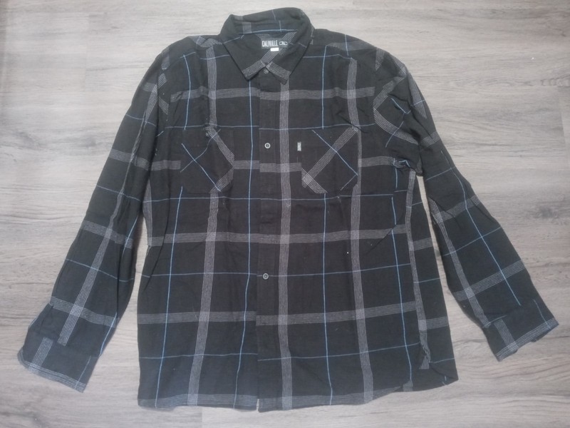 Men's Caliville Long Sleeve Button-up Top Size XL