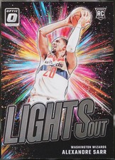 2024-25 Donruss Optic - Lights Out Basketball Alexandre Sarr #5 NM