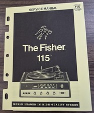 Fisher 115 Service Manual - OEM