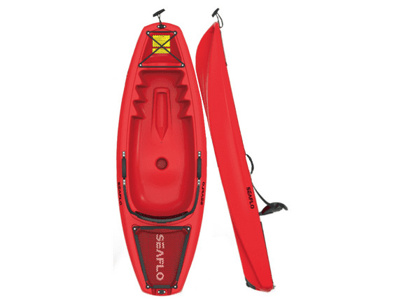 Sit On Kayak Children's in Red (1.8M Solo 1 Man Sit On Top Kayaking 55KG)