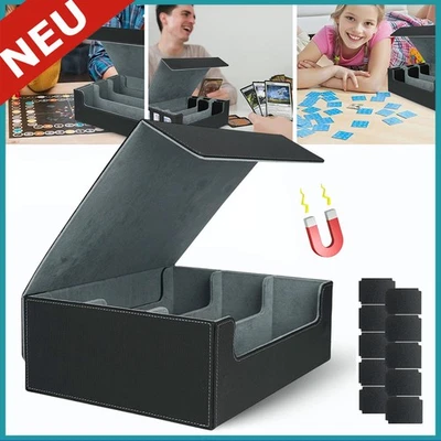 MARKENLOS Sammelkarten Koffer Aufbewahrungsbox TCG MTG Graded Card Slab Storage Box Case