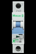 MOELLER 20 AMP CURVE B 6kA MCB CIRCUIT BREAKER XPOLE PLS6-B20