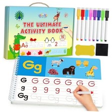 Preschool Learning Activities, 52 Pages, Tracing Books for Kids Ages 3-5,