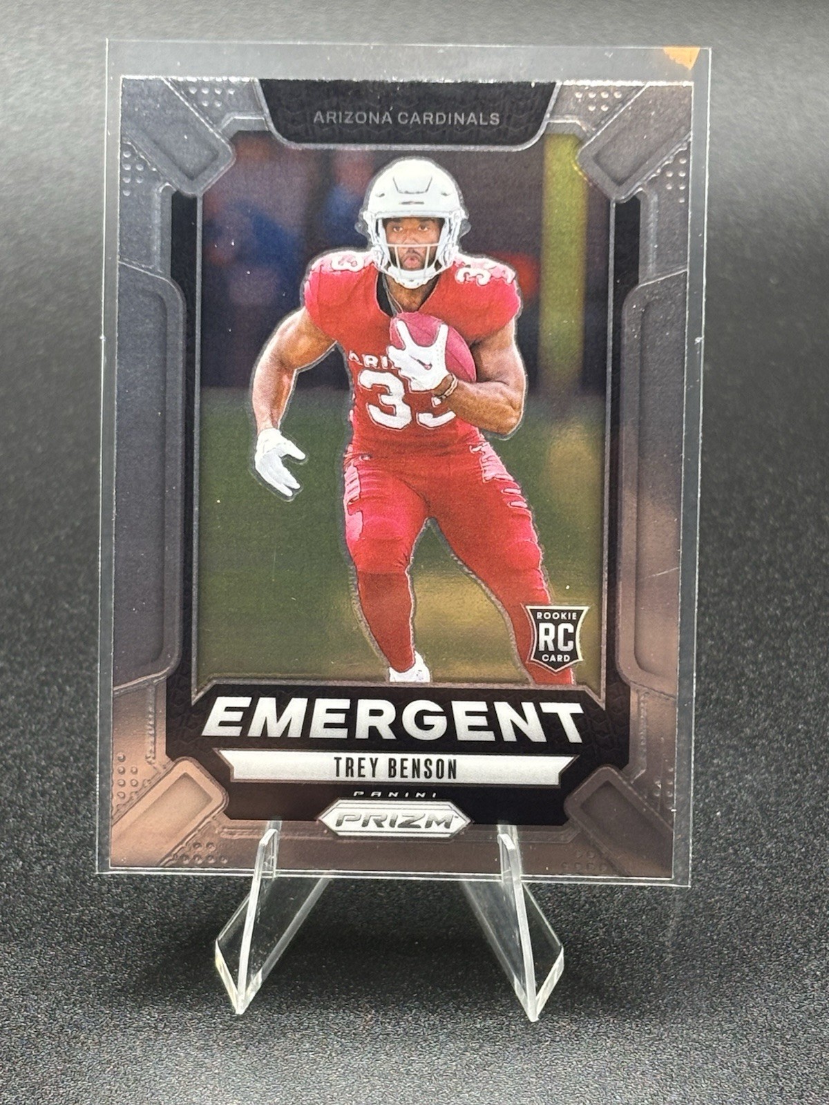2024 Panini Prizm - Emergent Trey Benson #17 Silver Prizm (RC)
