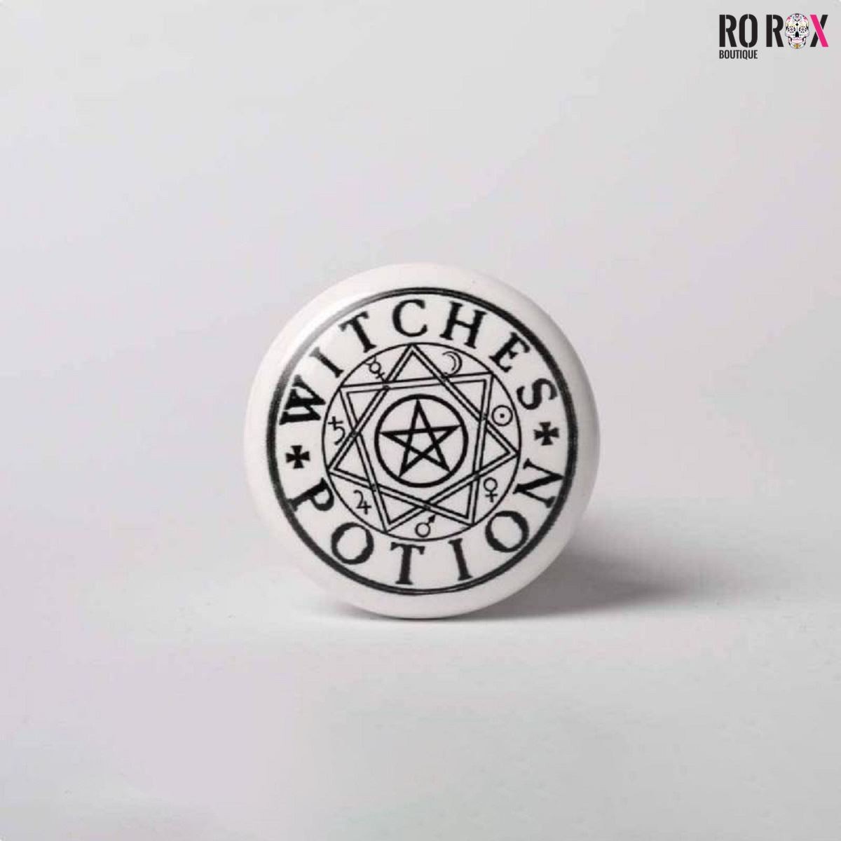 Alchemy England Bottle Stopper Witches Potion Gothic Cork Ceramic