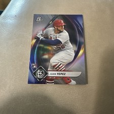 2022 Bowman Platinum #74 Juan Yepez Cardinals Rookie RC Baseball Card . rookie card picture