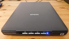 Epson Perfection V19 II Flatbed Photo Document Scanner USB w/ Box Tested Working