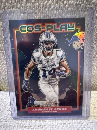 2025 Topps Cosmic Chrome Amon-Ra St. Brown Base (RAW)