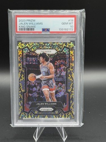 Jalen Williams [King Snake] #19 2023 Panini Prizm card