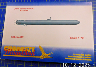 1:72 Choroszy Modelbud S11  Japan Suicide Torpedo  KAITEN II  Kleinkampfmittel 