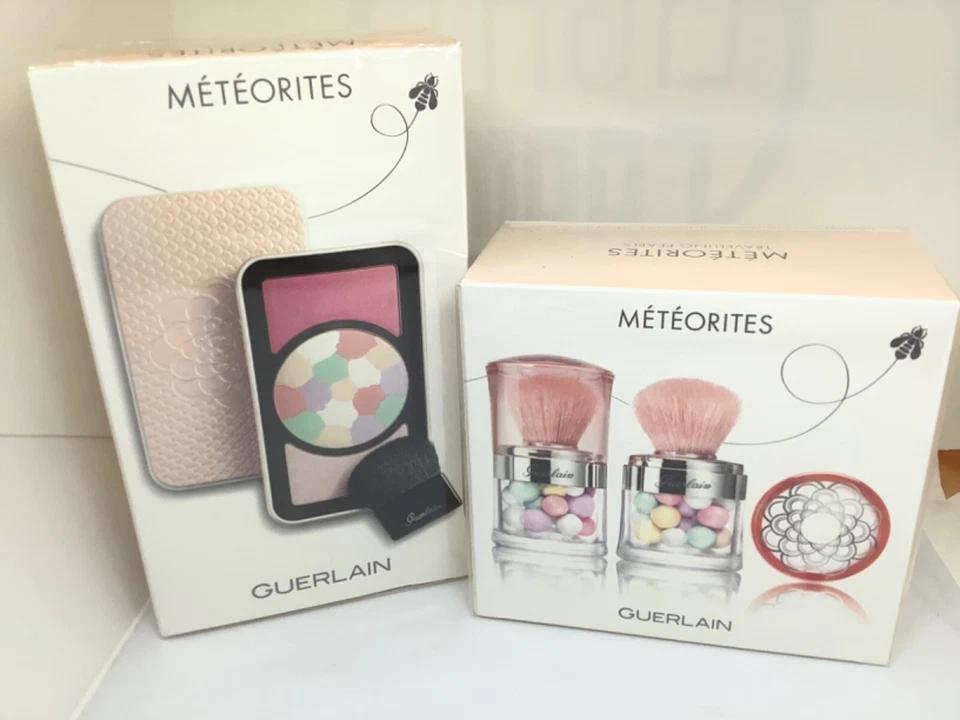 GUERLAIN METEORITES MY PALETT #2 POLVO REVELADOR DE LUZ + RUBOR + RESALTADO + JUEGO DÚO Foto 2 de 4