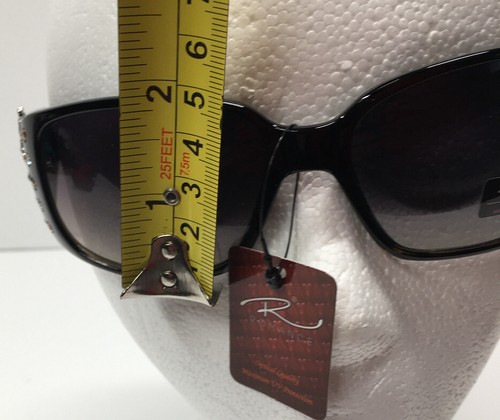 Romance Cross übergroßer Stil mehrfarbige Sonnenbrille aus Edelstein verkrustet Damen - Bild 8 von 10