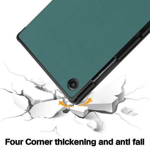 Funda inteligente a prueba de golpes para tableta Samsung Galaxy Tab A8 10,5" con soporte de cuero - Imagen 19 de 28