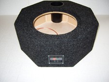 Alloggiamento ruota di scorta incl. rivestimento in tessuto per subwoofer anni 30 8 angoli