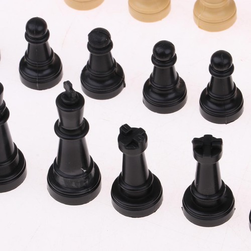 32pc 2" Plastic Chess Pieces Only Board Game Checker Pawns Accessories - Picture 3 of 7