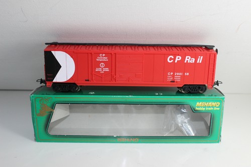 MEHANO HO 17862 BOX CAR 50 CP RAIL in OVP-13- | Zustand: Gebraucht