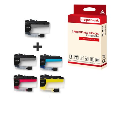 Lot 5 Cartouches Compatibles Brother LC422XL – Multicolore, Pour MFC J5340DW, Etc. (NOPAN-INK)