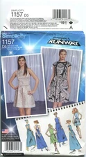 SIMPLICITY 1157 MISSES' DRESSES W/ VARIATIONS SZ 4-12 UNCUT 2015