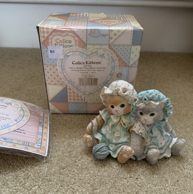 Enesco Calico Kittens - You re Always There When I Need You - 1992