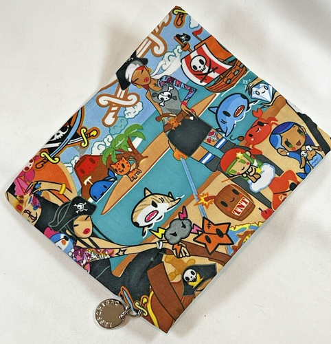 LeSportsac Tokidoki Small Zippered Pouch Japan Anime Cartoon Pirates Mermaids - Picture 6 of 7