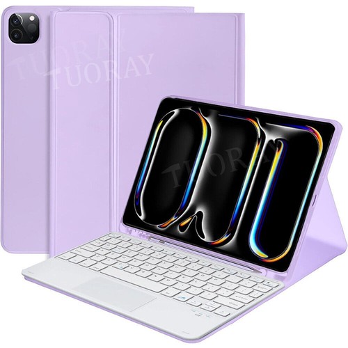 Funda con teclado táctil para iPad Air Pro 11" 2024 10º 9º 8º 7º 6º Gen - Imagen 26 de 47