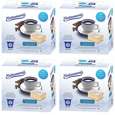 Entenmann's Single Serve Coffee, Vanilla, 4/18 count boxes - 72 total