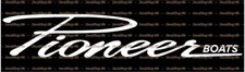 Pioneer Boats I - Outdoor Sports - Car/SUV Vinyl Die-Cut Peel N' Stick Decals