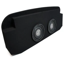 2002-2013 Chevy Avalanche Behind Seat Harmony F104 Dual 10" Sub Box Enclosure