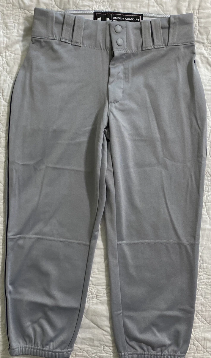 UA Under Armour Womens Fly Front Piped Softball Pants w Loops
