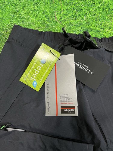 J. Lindeberg DANILLO Rainproof Medium Golf Pants Black NEW NWT 9999 Sample - Picture 6 of 16